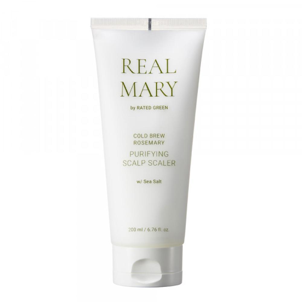 Rated Green REAL MARY COLD BREWED ROSEMARY PURIFYING SCALP SCALER Очищуюча маска для шкіри голови з морською сіллю